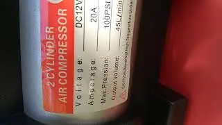 Компрессор С фонарем 45 Л   двух поршневой