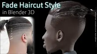 Fade HairCut Style in Blender 3D