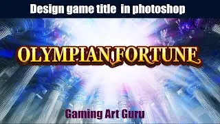 How to create Game 3D title in photoshop / step by step full video