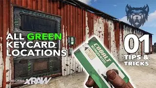 RUST - All Green Keycard Locations - Rust Tips & Tricks #1 (2021)