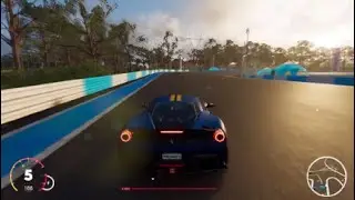 Crew2-1 lap of Miami race-track -with Fearri 488 pista