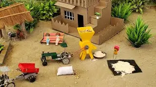 diy tractor making wheat flour processing machine science project ‪@ShaitaniIdeas