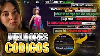 TOP 20 MELHORES códigos para COLOCAR na BIO do FREE FIRE ATUALIZADOS!🔥