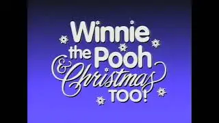 Winnie the Pooh & Christmas Too! Japanese Laserdisc Title Cards