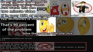 how to fix install windows error from usb | usb se pc mai windows install nahi ho raha hai tech to n