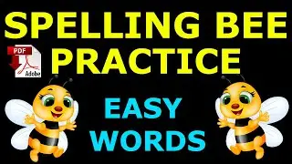 Letters in Alphabet - Spelling bee / Easy Exercise - Listen and find the word - Easy English Lesson