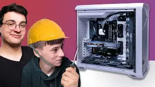 Building a COMPUTER with my cousin step by step 🔧