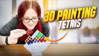 3D PRINTING A 3D TETRIS GAME! #3dprinting #diy #tetris