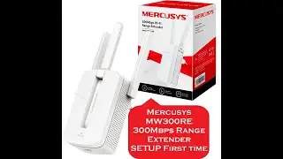 Mercusys MW300RE 300Mbps Range Extender Setup to Boost WIFI signal