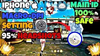 ✅how to enable macro circle ⭕️ in any iOS device | iPhone  macro free fire 🔥 | 95% headshots 🎯