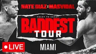 Diaz vs Masvidal: Baddest Tour | Miami | FANMIO PPV