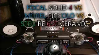 FOCAL SOLID 4 VS MOREL PICCOLO VS STEG RE 65C CERAMIC SPEAKER (INT)