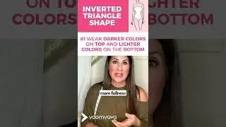 Not sure whether you have an inverted triangle shape body?  Find out here! #midlifestyle #shorts