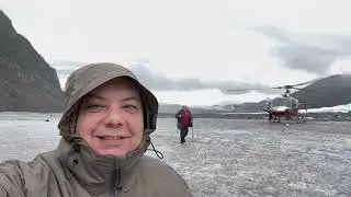Helicopter to Mendenhall Glacier, Juneau, AK.  What to wear and what it was like!
