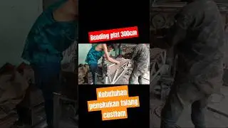 bending plat 3 meter||tetap semangat next kita belajar bareng lagi#building #bendingplat