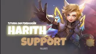 TUTORIAL HARITH SUPPORT BUILD EMBLEM SPELL GAMEPLAY | MLBB INDONESIA