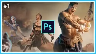 🗡 CENTAURS ATTACK 1 | PHOTOMONTAGE PHOTOSHOP