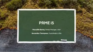 Climate Teaching Series: PRME i5