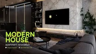MODERN HOUSE DESIGN | Dark and Cozy Condo Apartment | 67SQM |  726 SQFT | California Dreaming
