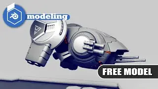 Blender combat drone modeling tutorial free download