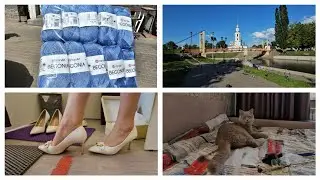 VLOG 27.05.2024 г Коррекция ногтей/ Новая пряжа/ Встреча с братом/ Заказ с Wb туфли/ Котенок Симба