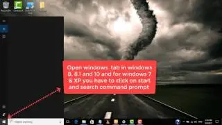 How to get ip address of any website via Command prompt.