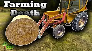 I Legit Died Loading Hay Bales! | My Summer Car