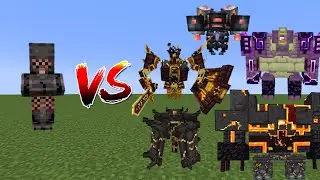 Lightningcaller(Leo's Illager) Vs L_Ender's Cataclysm Bosses - Minecraft Mob Battle