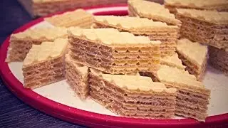 Caramel wafers
