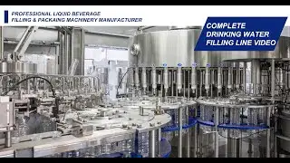 Complete Automatic pure water filling line A to Z
