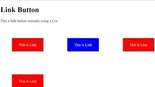 Advance Links-Buttons Using HTML & CSS!!