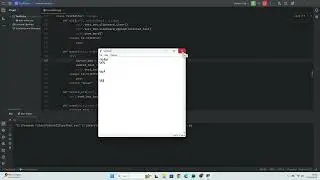 Select All, Cut, Paste - Fully Featured Python Tkinter Based Text Editor.