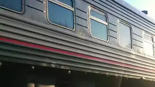 Тепловоз ТЭП70-0491 с пассажирским поездом перегон Робчик — Клинцы