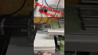 DIY power feed on a milling machine.