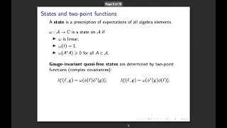 Mikhail Molodyk | An analogue of non-interacting quantum field theory in Riemannian signature