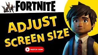 Fortnite PRO Do This to Adjust Screen Size!