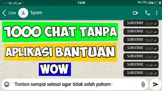 cara spam chat tanpa aplikasi bantuan