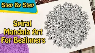 Heart Celtic Knot Mandala Art with Stippling Technique | #mandala #art #therapy #stippling #penart