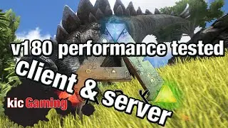 ARK: Survival Evolved v180 performance test -- Client and server memory usage tested