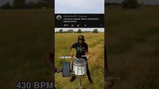 430 BPM Quadruple Stroke Roll