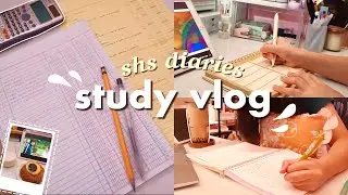 STUDY VLOG  ✏️📋 | accomplishing tasks, cramming the never-ending assignments, and more