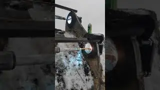 Восстановление проушин ковша. Расточка-наплавка