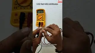 LDR Test with multimeter 