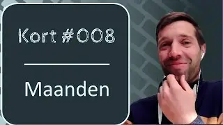 Learn Dutch with a quiz: months - Leer Nederlands met een quiz: maanden (kort #008)