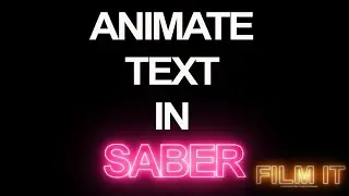 Animate Text in Saber Video Copilot