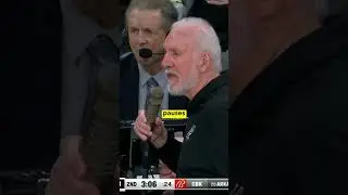 Gregg Popovich PAUSES NBA Game To Defend Kawhi 😱