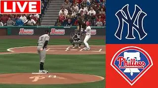 🔴LIVE 🔴Philadelphia Phillies vs New York Yankees/25/07/26/envivo /MLB THE SHOW 26