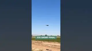 SMOOTH APPROACH BEFORE LANDING #f35lightning #fighterjets #shorts