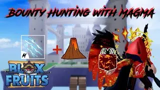 This Magma combo MELTS people’s health - Roblox Blox fruits Bounty hunting