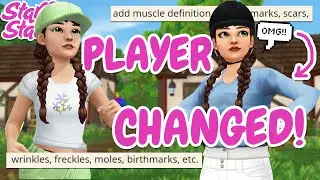 *PLAYER CHARACTERS* NEW BODY SHAPES, FRECKLES, MUSCLE DEFINITION, BIRTHMARKS & MORE! (STAR STABLE)